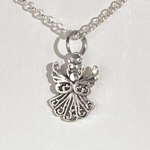 ATR Christmas Sterling 925 Silver & Angel Pendant